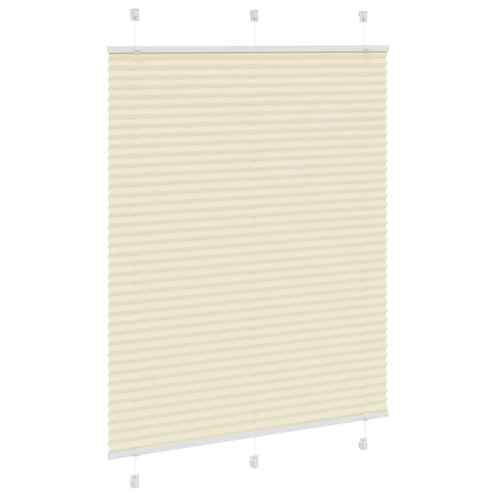 Plisségardin krem 105x150 cm Stoffbredde 104,4 cm Polyester