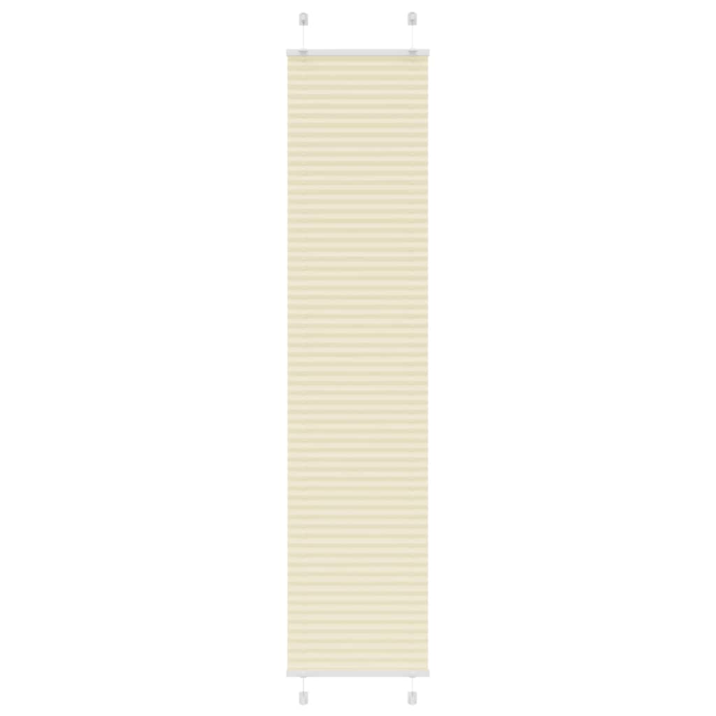 plisségardin krem 45x200 cm Stoff Bredde 44,4 cm Polyester