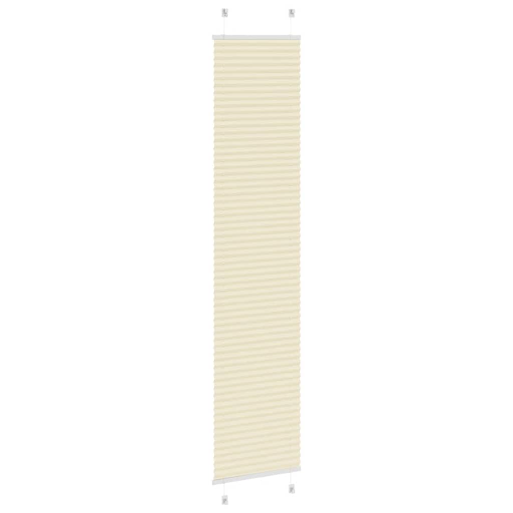 plisségardin krem 50x200 cm Stoff Bredde 49,4 cm Polyester