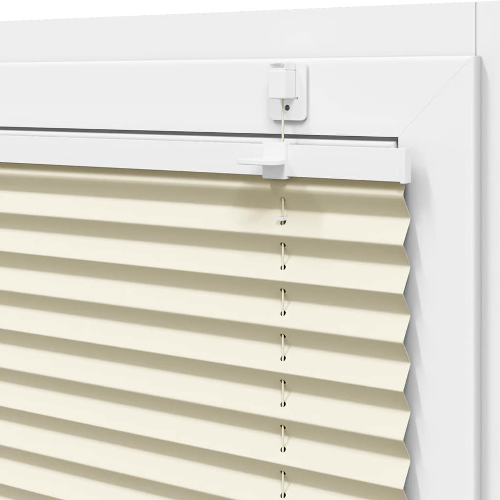 plisségardin krem 80x200 cm Stoff Bredde 79,4 cm Polyester