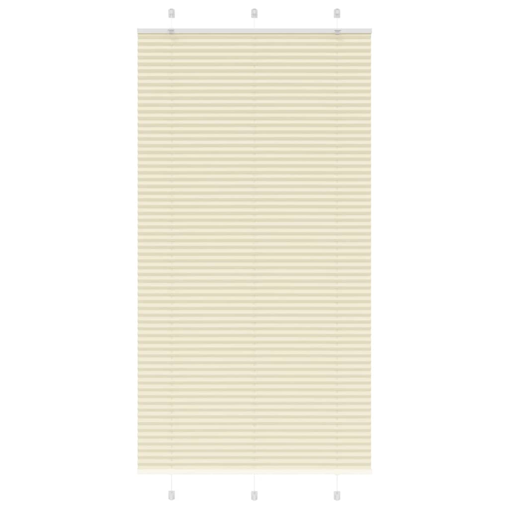 Plisségardin krem 105x200 cm Stoffbredde 104,4 cm Polyester