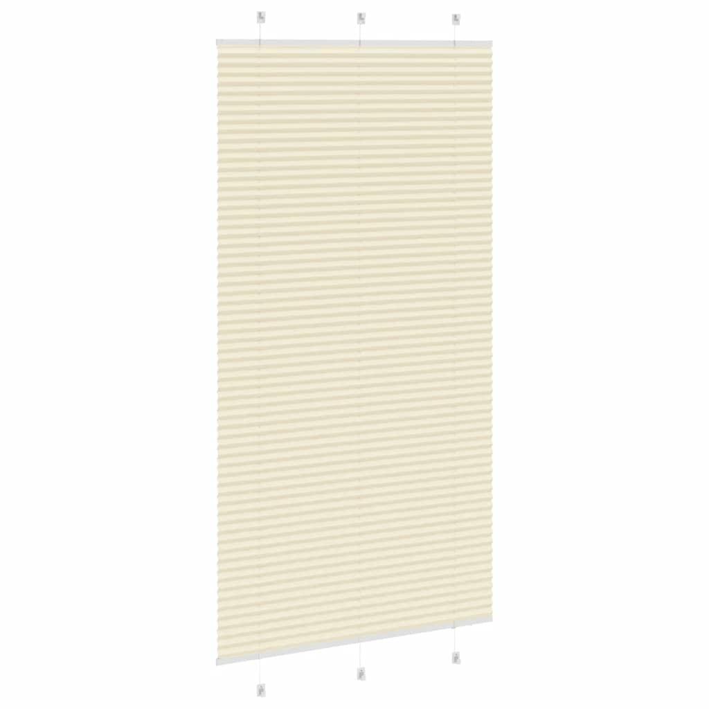 Plisségardin krem 105x200 cm Stoffbredde 104,4 cm Polyester