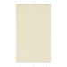 Plisségardin krem 110x200 cm Stoffbredde 109,4 cm Polyester