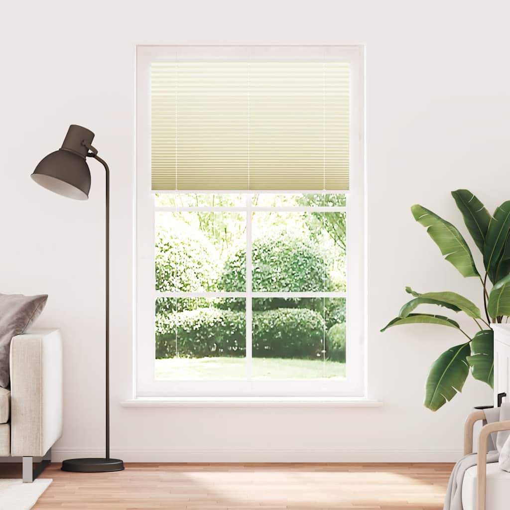 Plisségardin krem 110x200 cm Stoffbredde 109,4 cm Polyester
