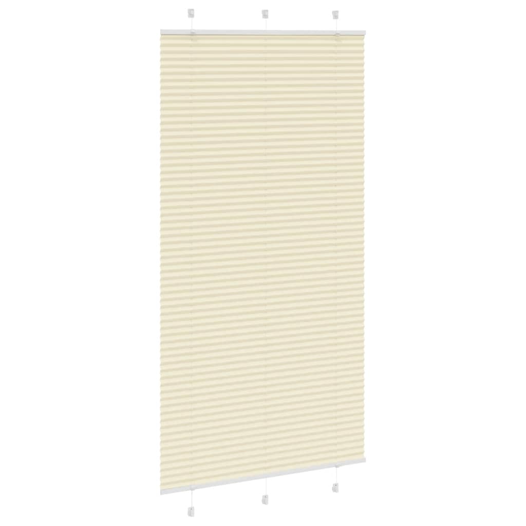 Plisségardin krem 110x200 cm Stoffbredde 109,4 cm Polyester