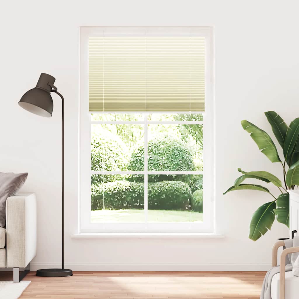 Plisségardin krem 115x200 cm Stoffbredde 114,4 cm Polyester