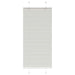 plisségardin lys grå 60x100 cm Stoff Bredde 59,4 cm Polyester vidaXL