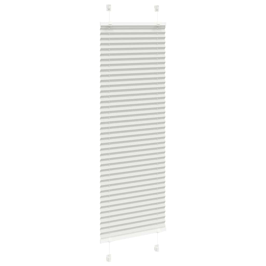 plisségardin lys grå 50x150 cm Stoff Bredde 49,4 cm Polyester