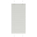 plisségardin lys grå 55x150 cm Stoff Bredde 54,4 cm Polyester