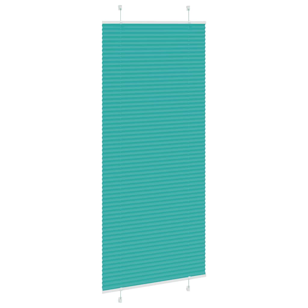 plisségardin Bensin Grønn 95x200 cm Stoff Bredde 94,4 cm