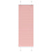plisségardin Rosa 40x100 cm Stoff Bredde 39,4 cm Polyester