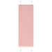 plisségardin Rosa 50x100 cm Stoff Bredde 49,4 cm Polyester
