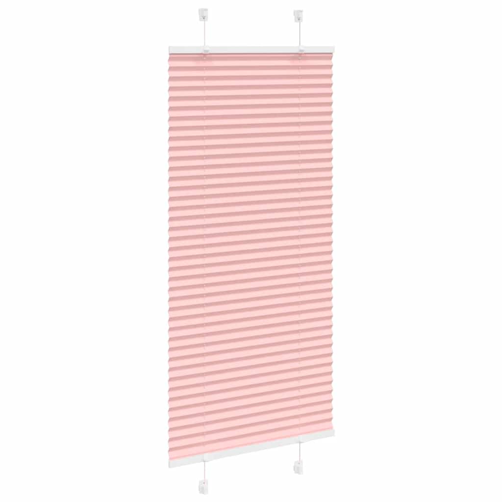 plisségardin Rosa 60x100 cm Stoff Bredde 59,4 cm Polyester