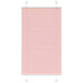 plisségardin Rosa 70x100 cm Stoff Bredde 69,4 cm Polyester