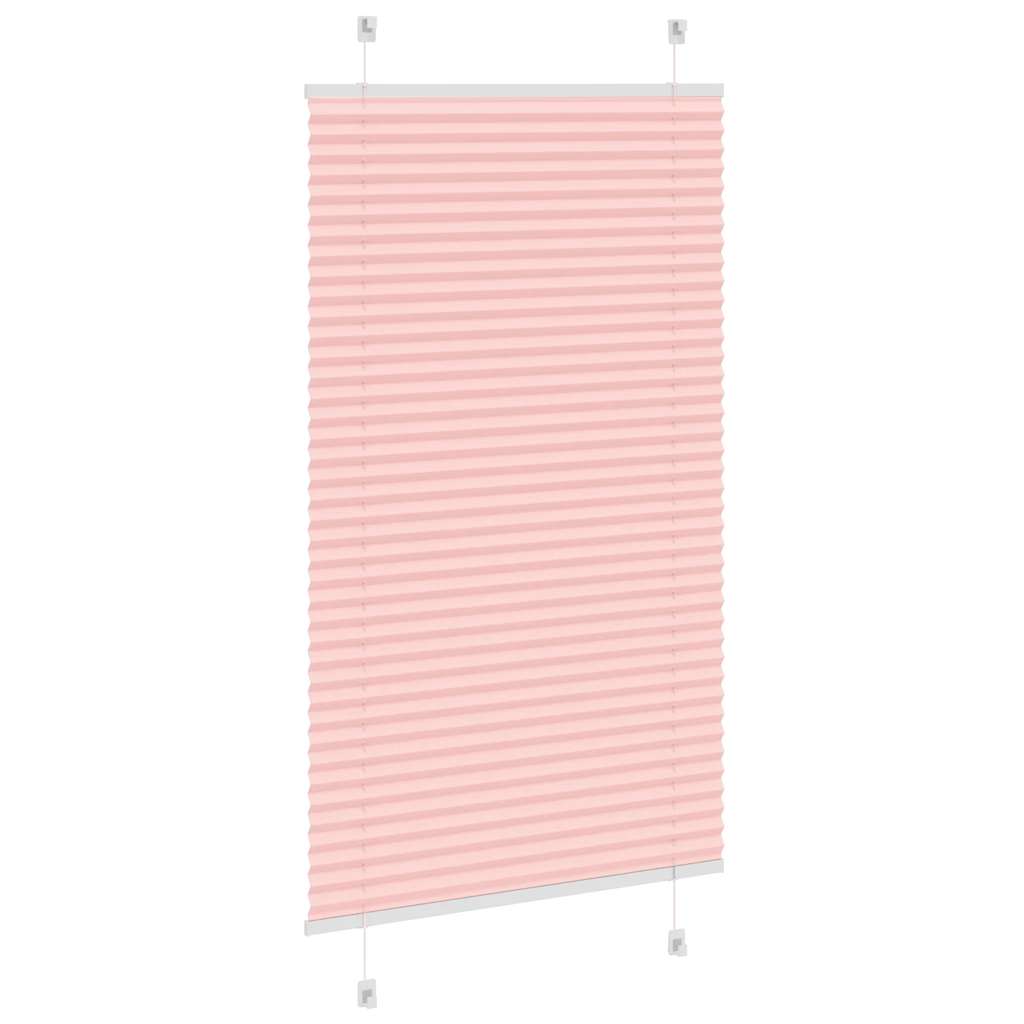 plisségardin Rosa 70x100 cm Stoff Bredde 69,4 cm Polyester