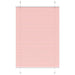 plisségardin Rosa 90x100 cm Stoff Bredde 89,4 cm Polyester