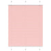 plisségardin Rosa 105x100 cm Stoff Bredde 104,4 cm Polyester