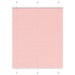 plisségardin Rosa 110x100 cm Stoff Bredde 109,4 cm Polyester