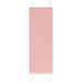plisségardin Rosa 45x150 cm Stoff Bredde 44,4 cm Polyester