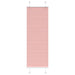 plisségardin Rosa 50x150 cm Stoff Bredde 49,4 cm Polyester
