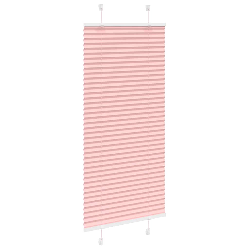 plisségardin Rosa 55x150 cm Stoff Bredde 54,4 cm Polyester