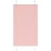 plisségardin Rosa 70x150 cm Stoff Bredde 69,4 cm Polyester