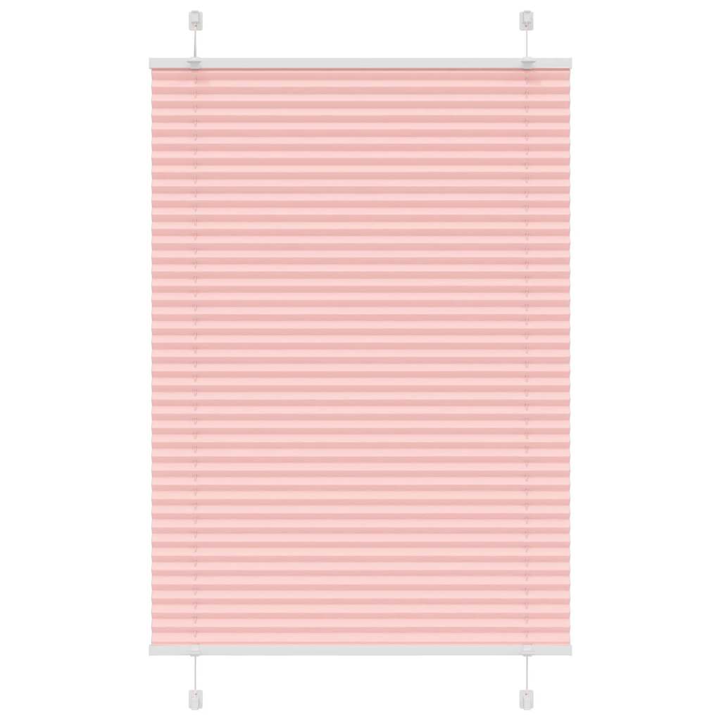 plisségardin Rosa 85x150 cm Stoff Bredde 84,4 cm Polyester