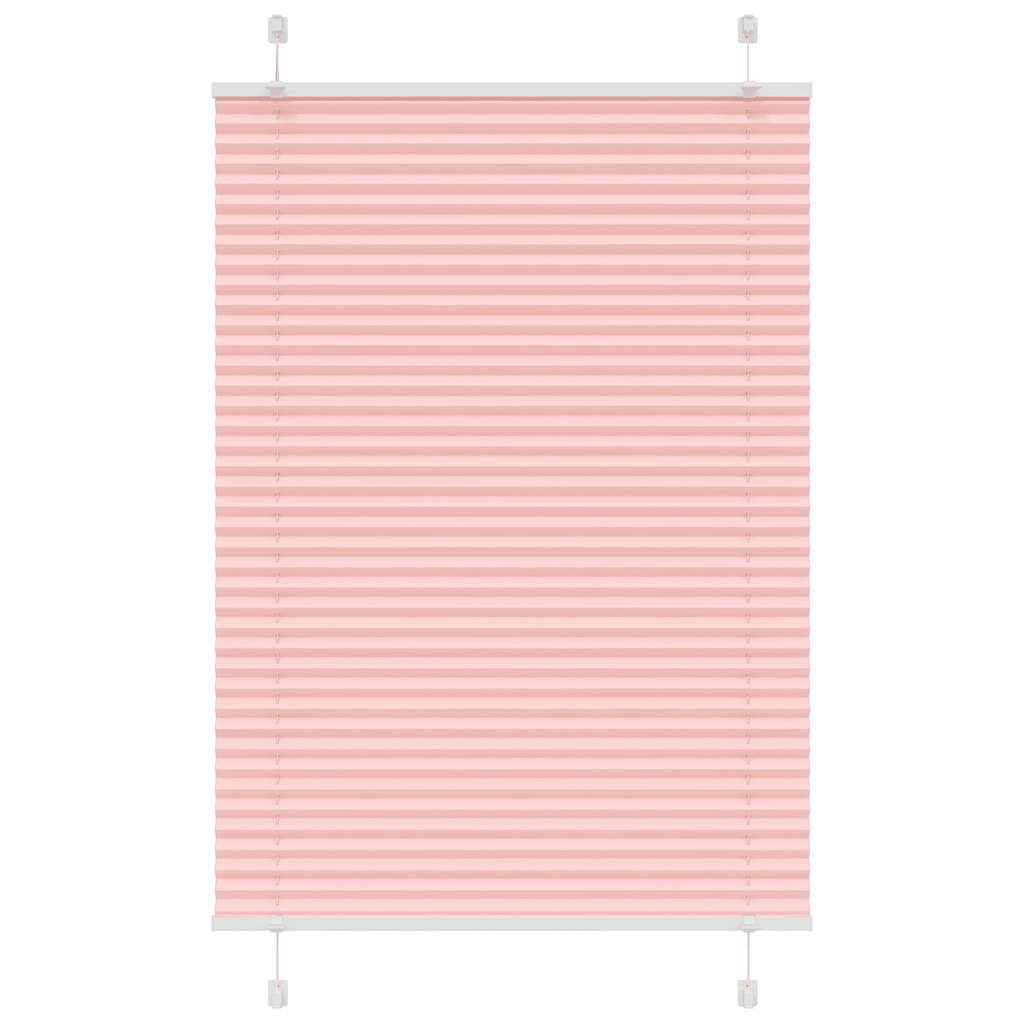 plisségardin Rosa 100x150 cm Stoff Bredde 99,4 cm Polyester