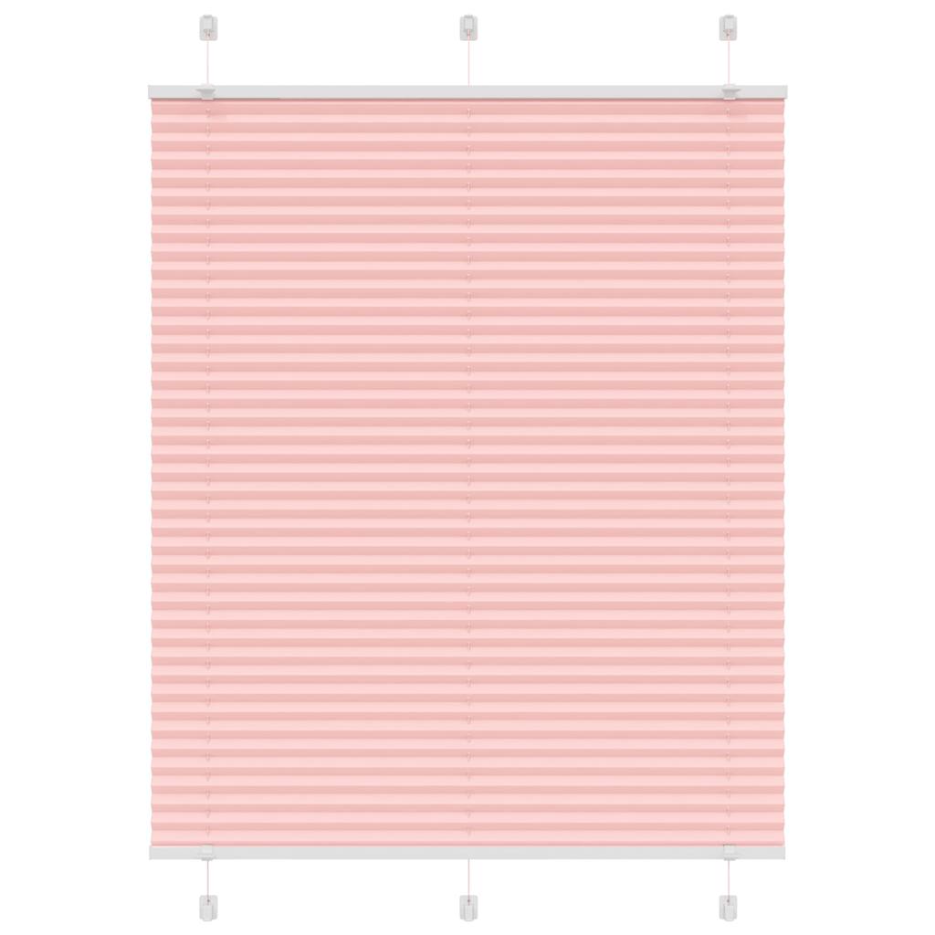 plisségardin Rosa 105x150 cm Stoff Bredde 104,4 cm Polyester