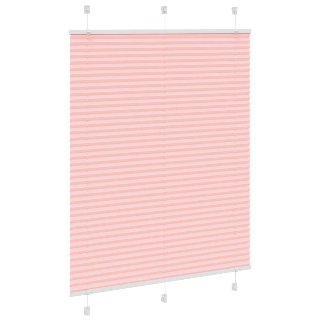 plisségardin Rosa 105x150 cm Stoff Bredde 104,4 cm Polyester
