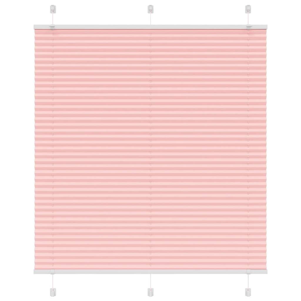 plisségardin Rosa 120x150 cm Stoff Bredde 119,4 cm Polyester