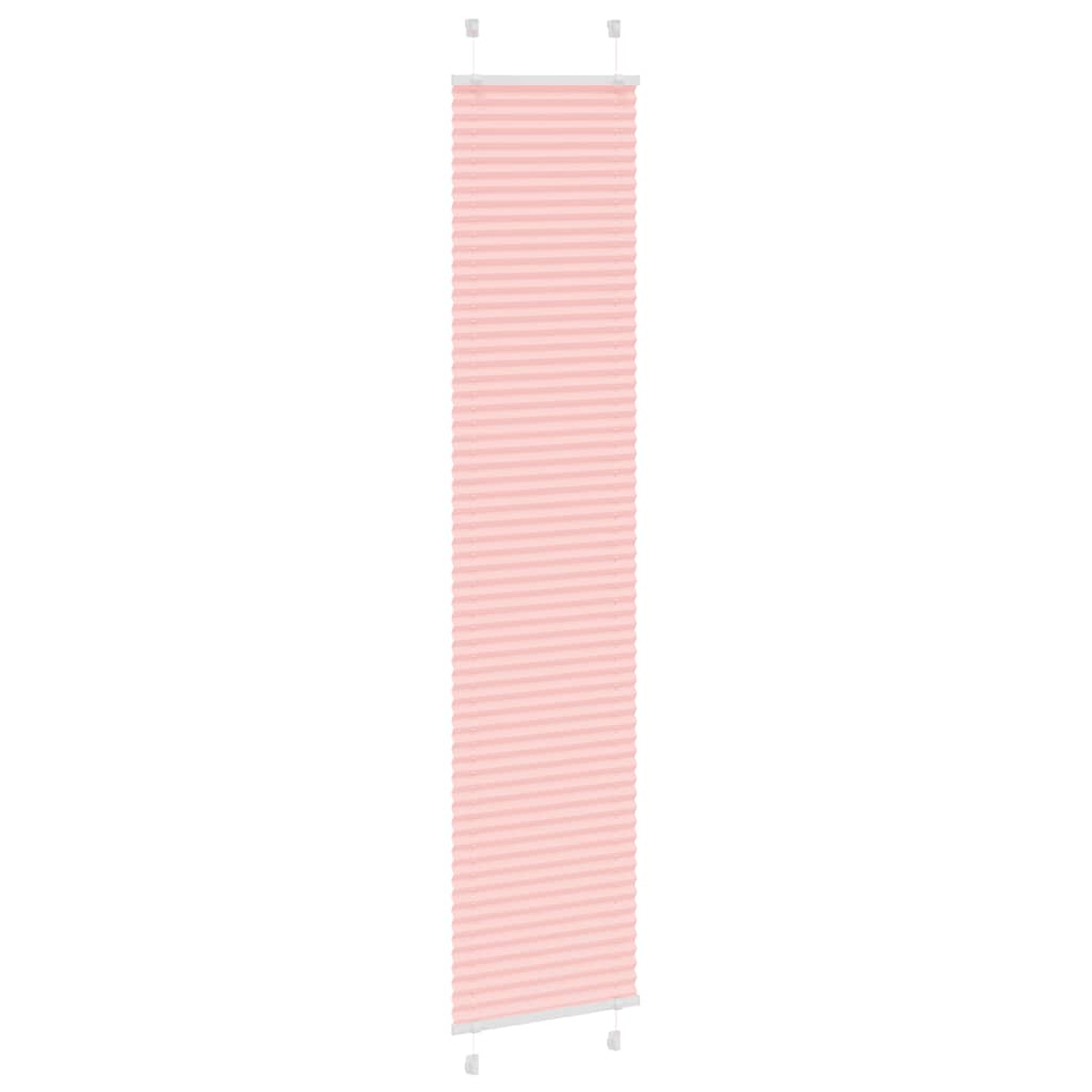 plisségardin Rosa 40x200 cm Stoff Bredde 39,4 cm Polyester