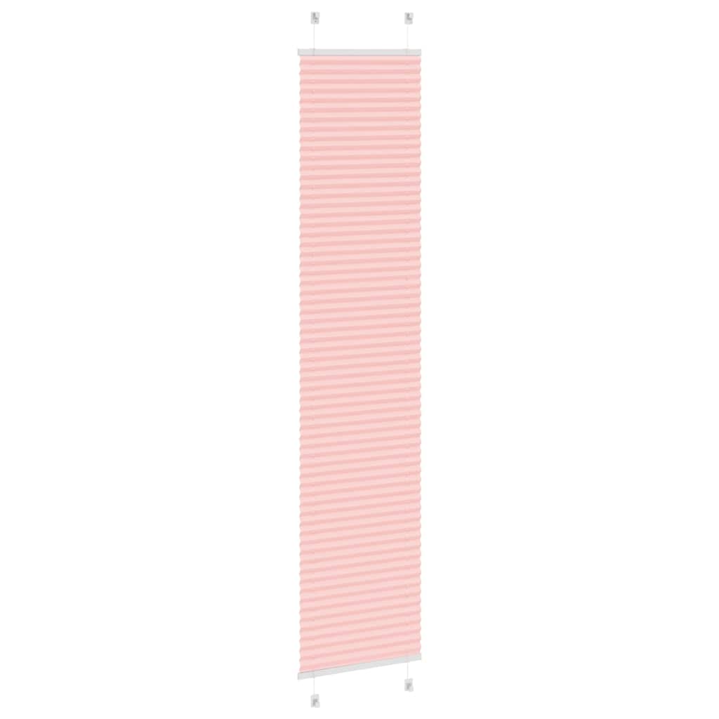 plisségardin Rosa 40x200 cm Stoff Bredde 39,4 cm Polyester