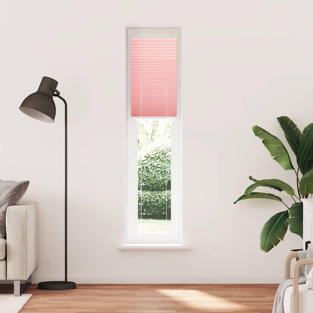 plisségardin Rosa 50x200 cm Stoff Bredde 49,4 cm Polyester