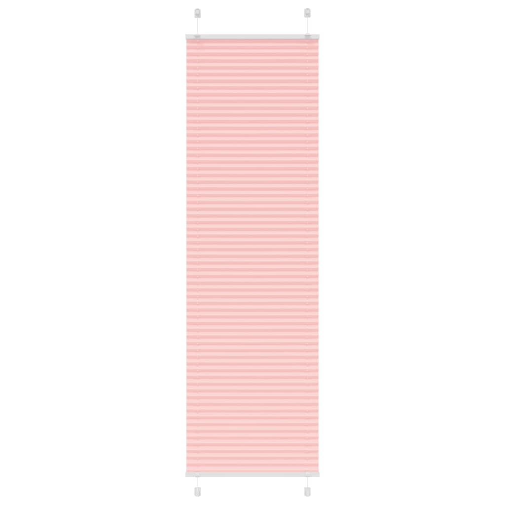 plisségardin Rosa 60x200 cm Stoff Bredde 59,4 cm Polyester