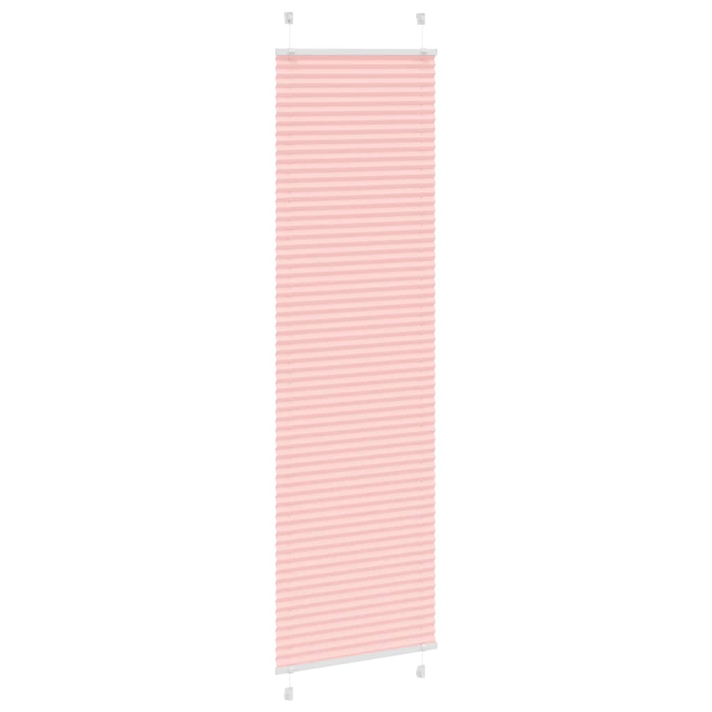 plisségardin Rosa 60x200 cm Stoff Bredde 59,4 cm Polyester