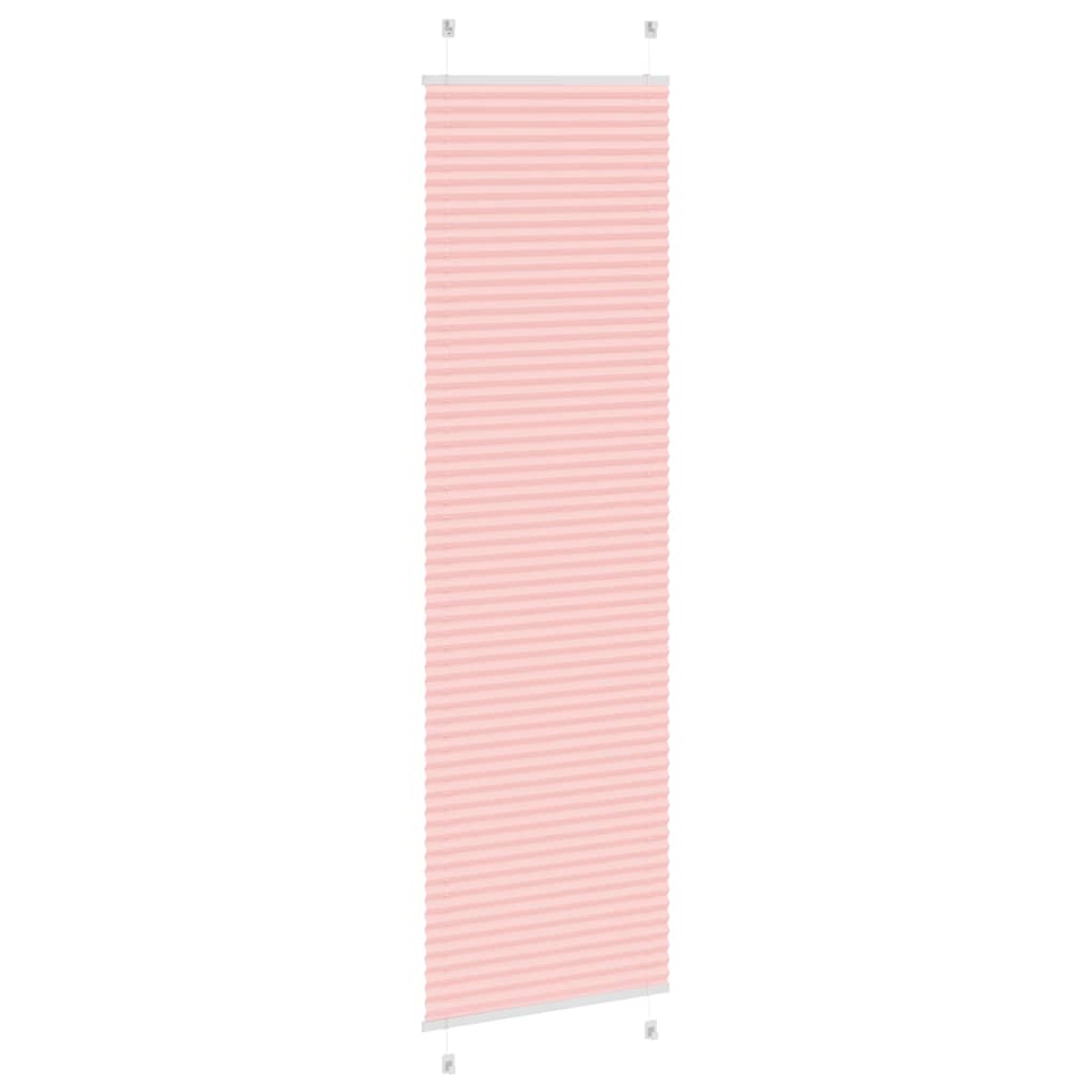 plisségardin Rosa 65x200 cm Stoff Bredde 64,4 cm Polyester