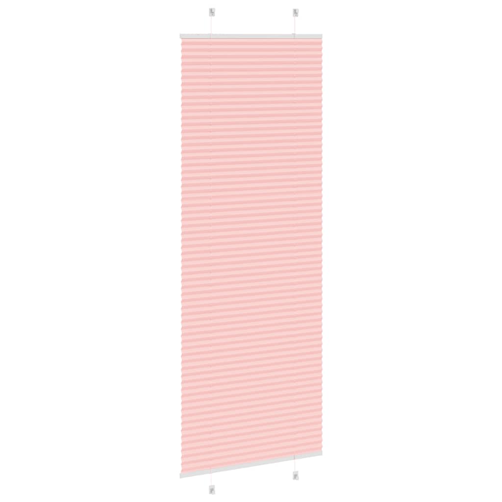 plisségardin Rosa 70x200 cm Stoff Bredde 69,4 cm Polyester