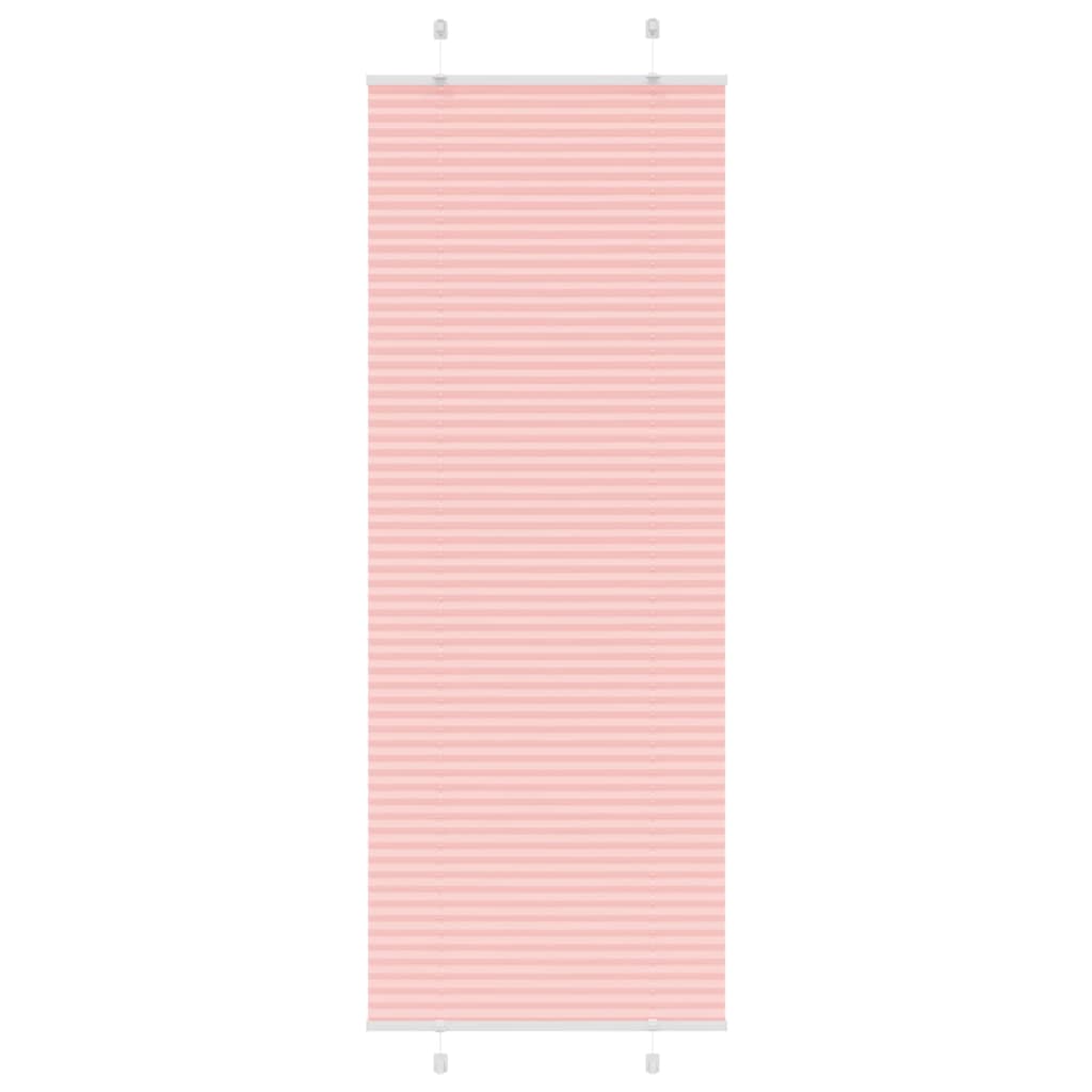 plisségardin Rosa 75x200 cm Stoff Bredde 74,4 cm Polyester