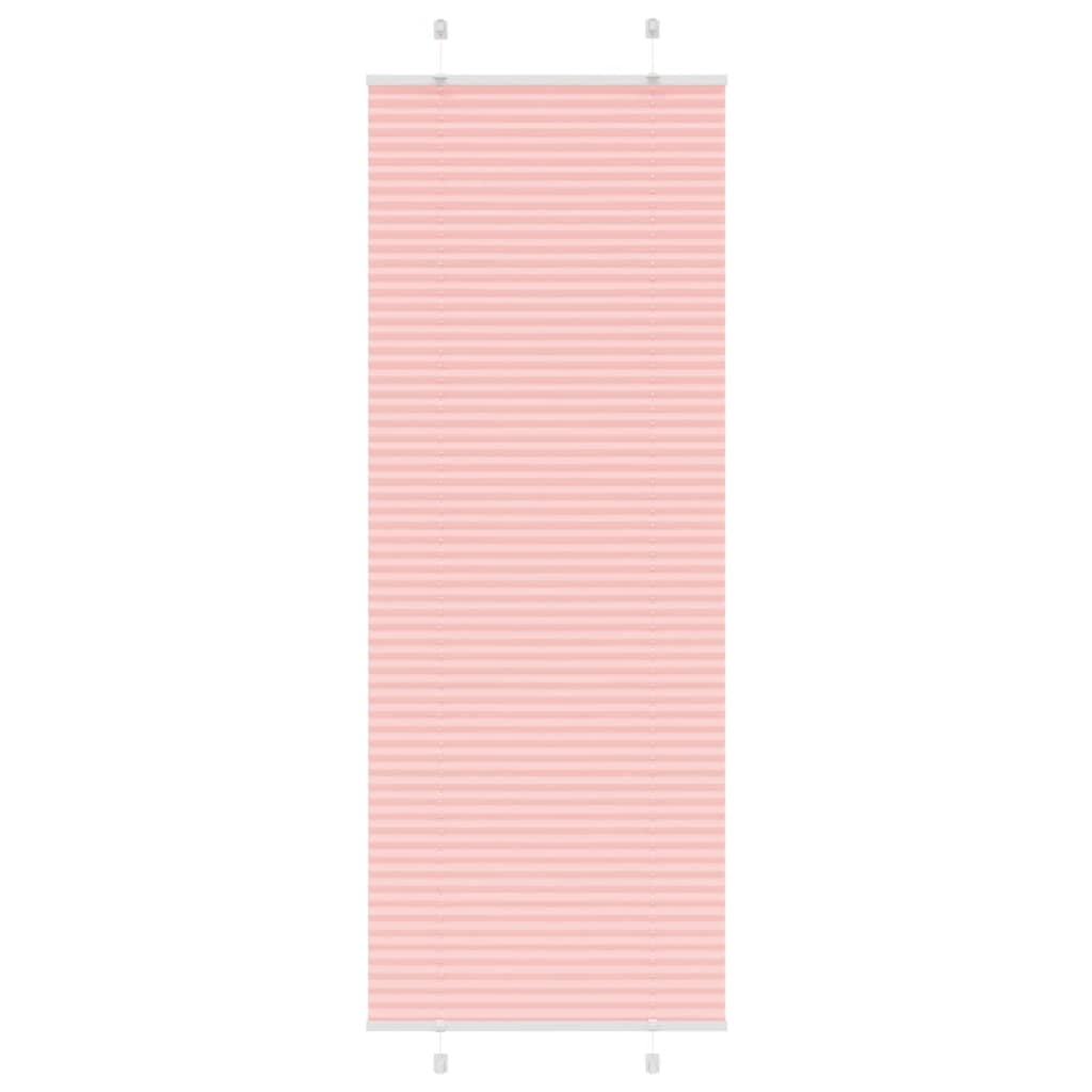 plisségardin Rosa 80x200 cm Stoff Bredde 79,4 cm Polyester