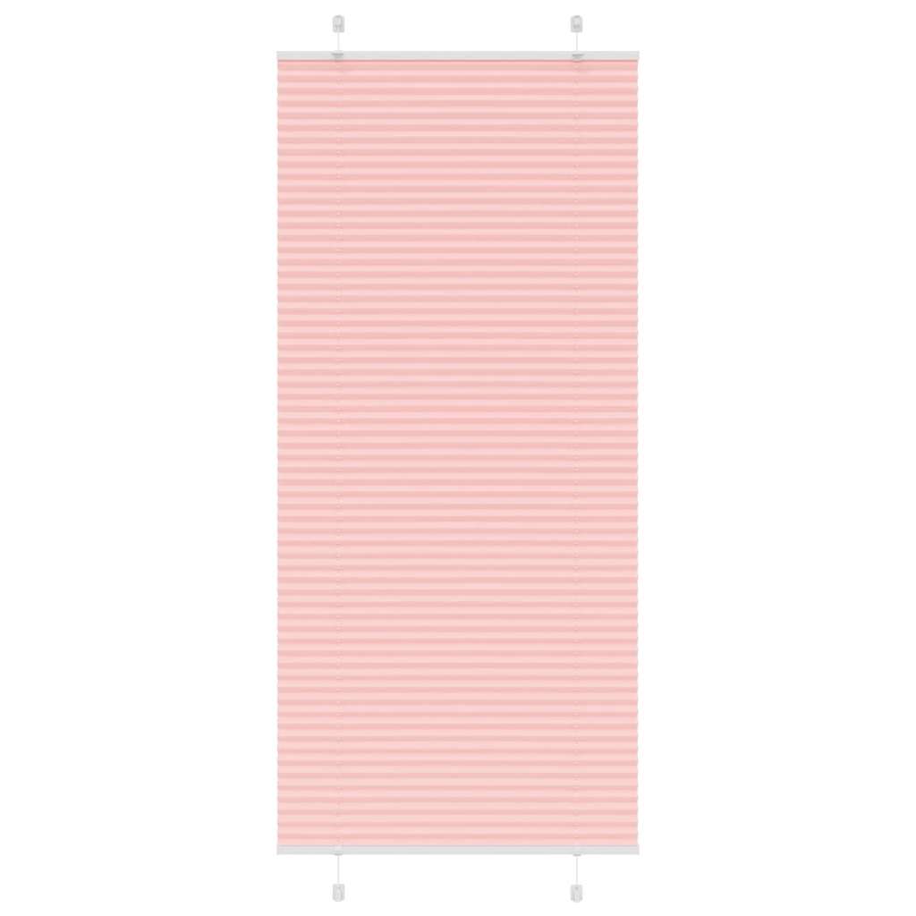 plisségardin Rosa 95x200 cm Stoff Bredde 94,4 cm Polyester