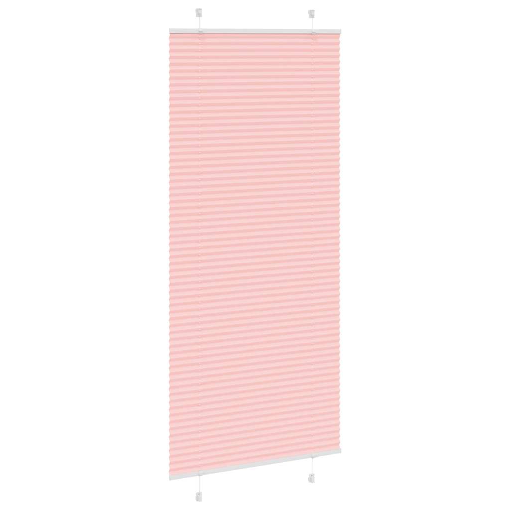 plisségardin Rosa 95x200 cm Stoff Bredde 94,4 cm Polyester