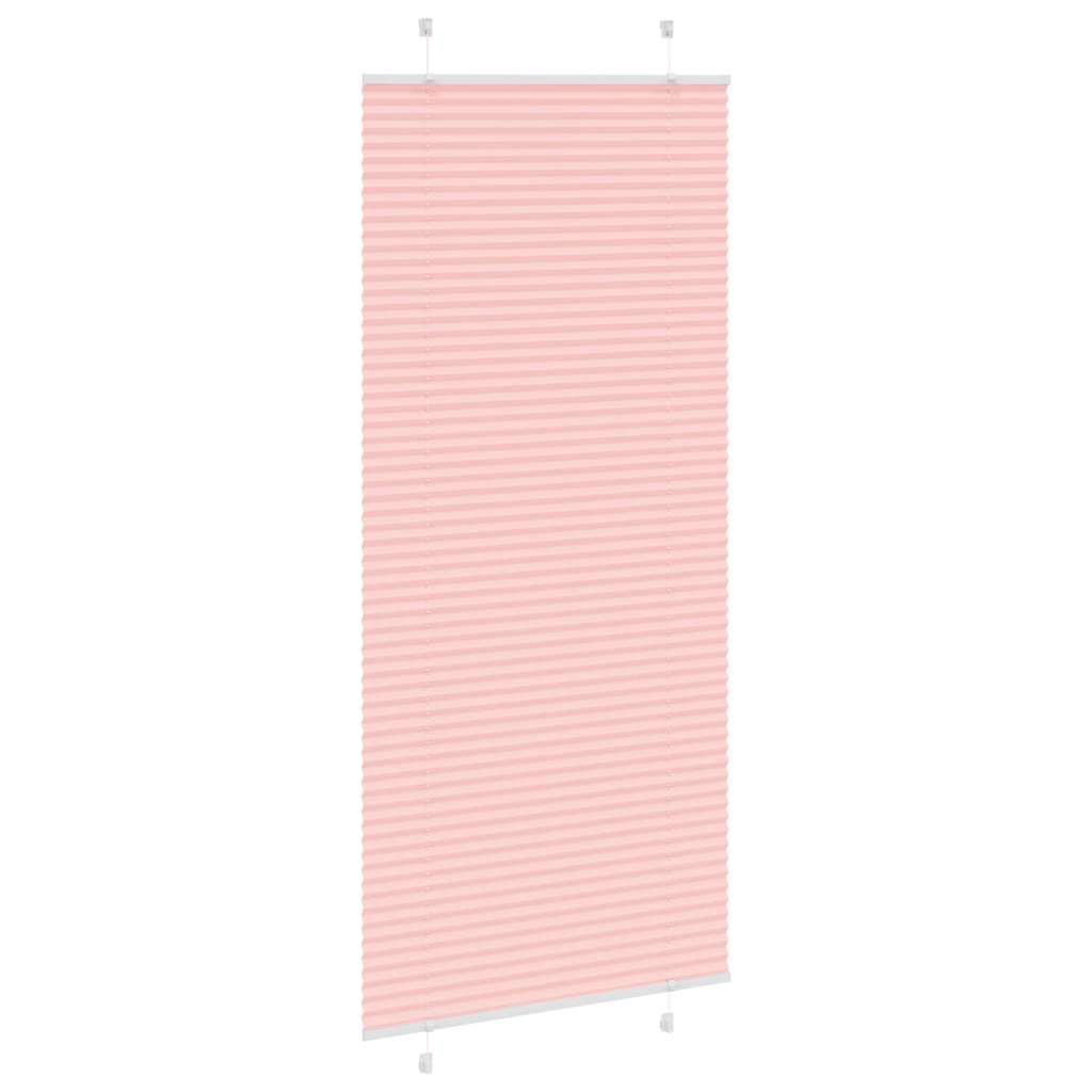 plisségardin Rosa 95x200 cm Stoff Bredde 94,4 cm Polyester