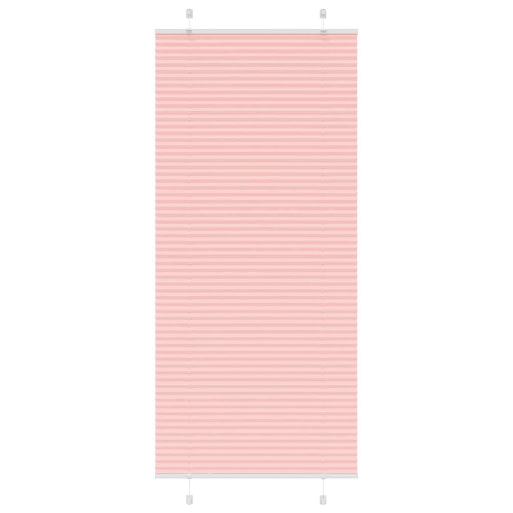 plisségardin Rosa 100x200 cm Stoff Bredde 99,4 cm Polyester