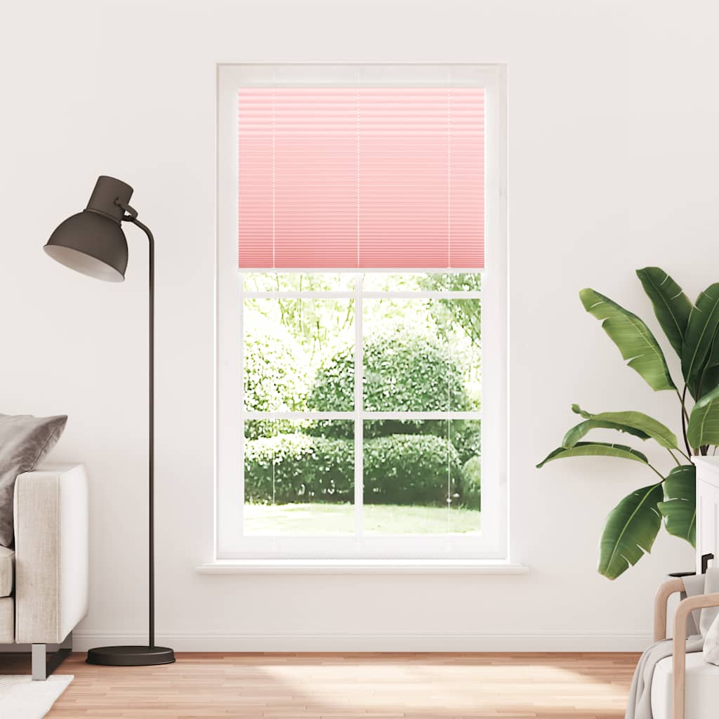 plisségardin Rosa 110x200 cm Stoff Bredde 109,4 cm Polyester
