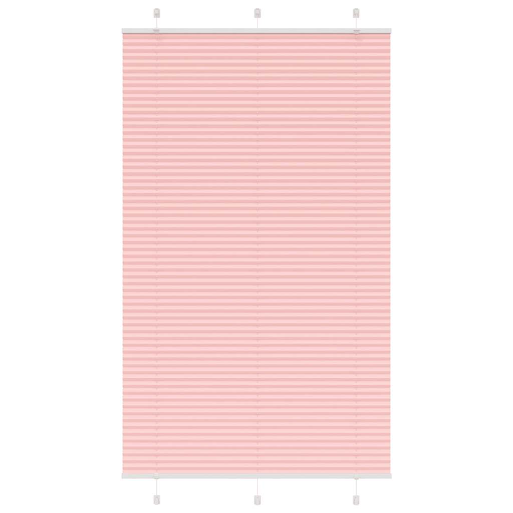 plisségardin Rosa 115x200 cm Stoff Bredde 114,4 cm Polyester