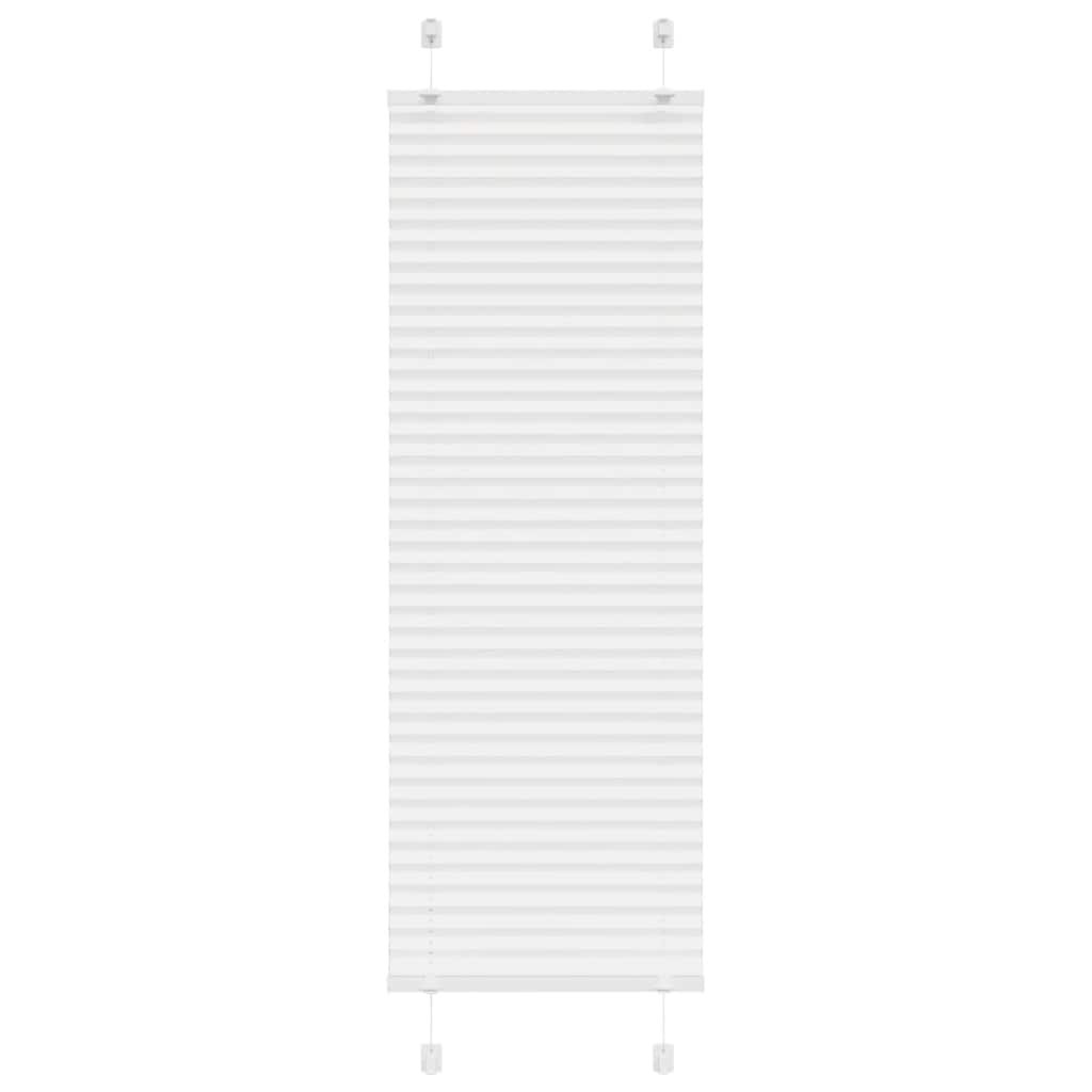 plisségardin Hvit 50x100 cm Stoff Bredde 49,4 cm Polyester vidaXL