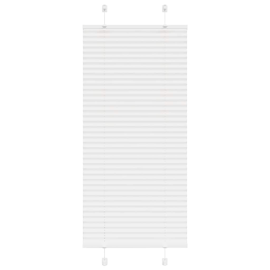 plisségardin Hvit 55x100 cm Stoff Bredde 54,4 cm Polyester vidaXL