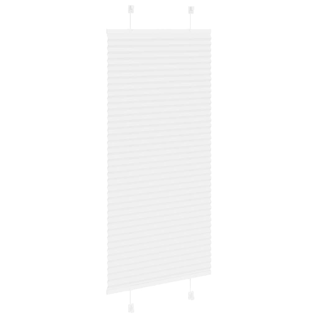 plisségardin Hvit 55x100 cm Stoff Bredde 54,4 cm Polyester vidaXL