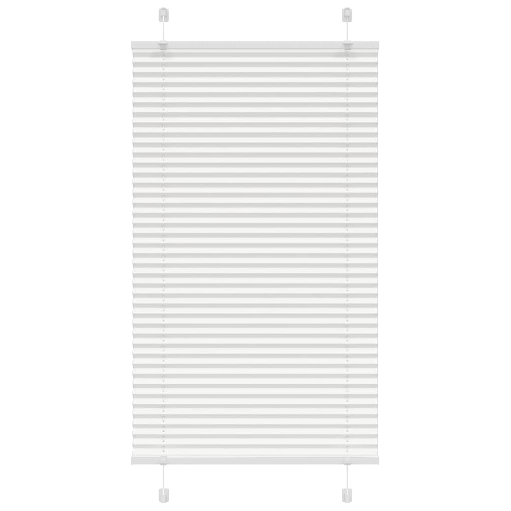 plisségardin Hvit 70x100 cm Stoff Bredde 69,4 cm Polyester